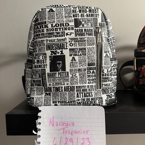 Cakeworthy Harry Potter Daily Prophet Mini Backpack